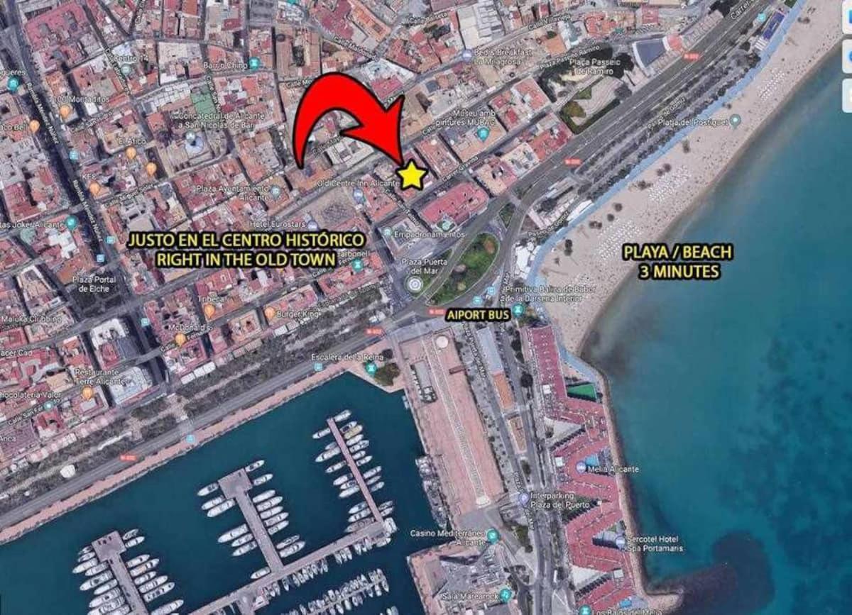 Apartment In Alicante Downtown/El Postiguet Beach Exterior foto
